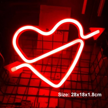 Load image into Gallery viewer, Heart breaker LED Neon light
