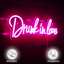 Load image into Gallery viewer, Drunk In love LED Neon light
