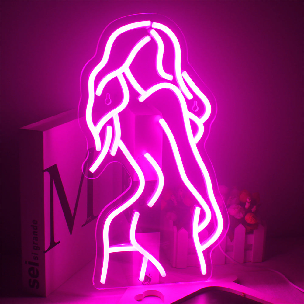 Naked lady LED Neon light