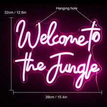 Load image into Gallery viewer, Welcome to the jungle LED Neon light
