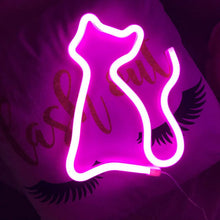 Load image into Gallery viewer, Cat LED Neon light
