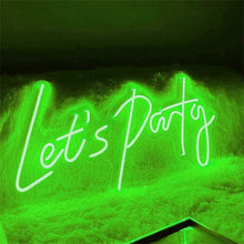 Load image into Gallery viewer, Let&#39;s party LED Neon light
