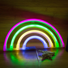 Load image into Gallery viewer, Multicoloured rainbow LED Neon light
