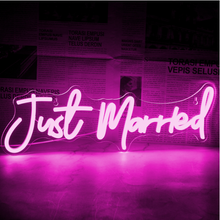 Load image into Gallery viewer, Just married LED Neon light
