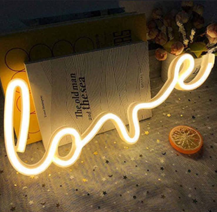 Love letter LED Neon light (option 2)