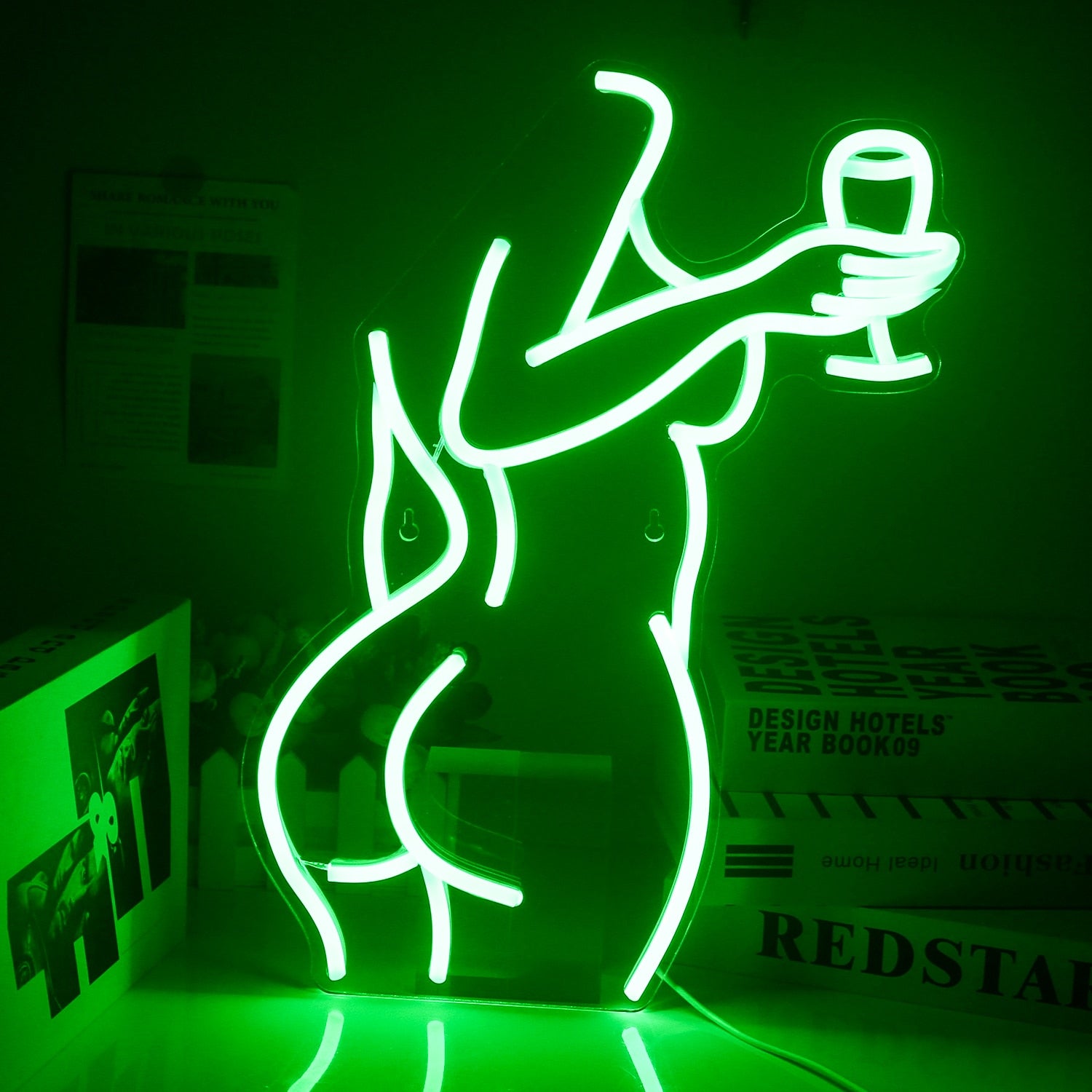 Sexy Lady Neon Signs ネオンガラス管 Amazon.co.jp: QILAND セクシーレディネオンサイン スーパー